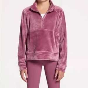 DSG Velor Quarter-Zip Pullover